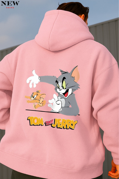 New Shine Hanorac cu imprimeu Tom și Jerry