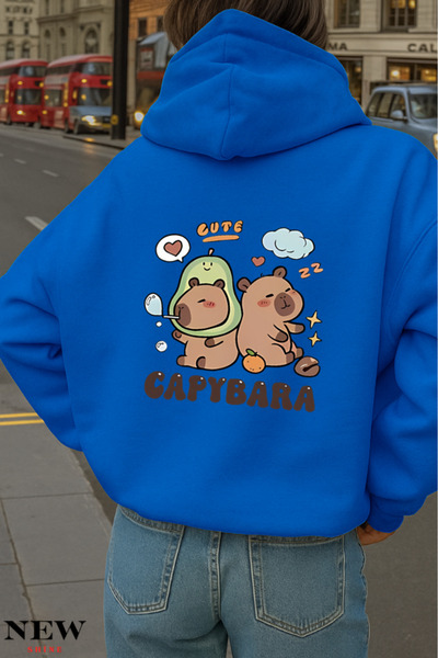 New Shine سويت شيرت كابيبارا مطبوع