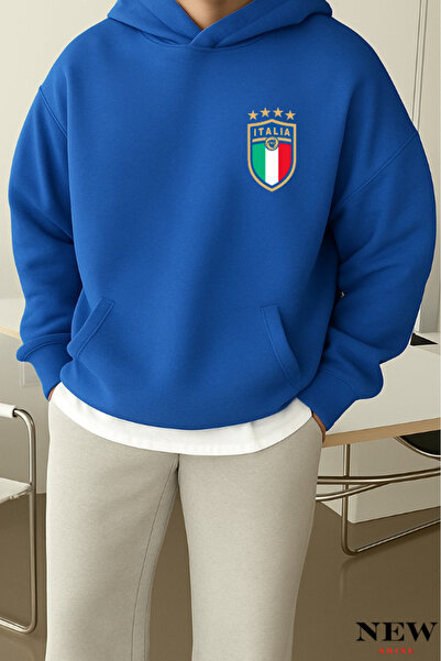 New Shine سويت شيرت مطبوع إيطالي