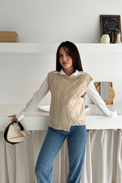 Noa Noa Women's Asymmetrical Knit Sweater – Textured & Timeless Style