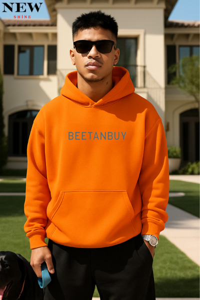 New Shine سويت شيرت مطبوع عليه نص من بيتانباي