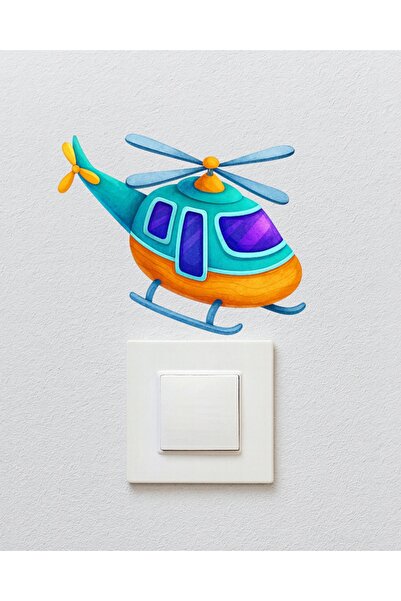 telaşe memuru ملصق فوق المقبس - ملصق حائط لغرفة الأطفال - ملصق فوق المقبس على...