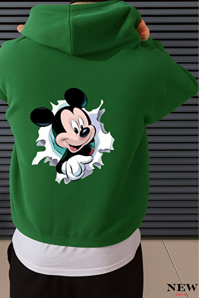 New Shine سترة مطبوعة بشخصيات كرتونية