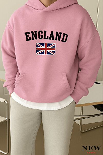 New Shine سويت شيرت مطبوع عليه إنجلترا