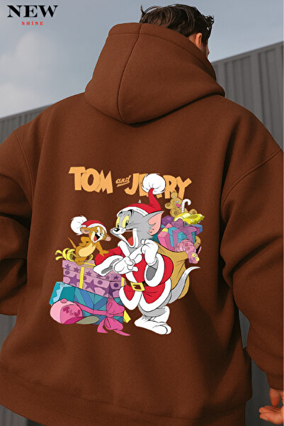 New Shine سويت شيرت بطبعة توم وجيري