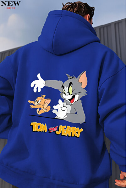 New Shine سويت شيرت بطبعة توم وجيري