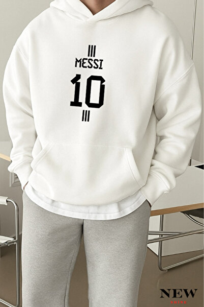 New Shine سويت شيرت بطبعة ميسي