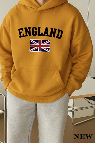 New Shine سويت شيرت مطبوع عليه إنجلترا