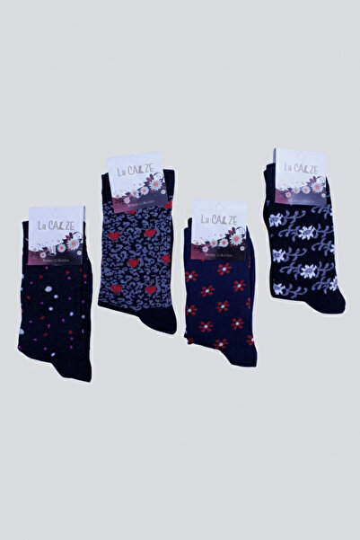 LA CALZE 4 Pairs of Women's Patterned Socks
