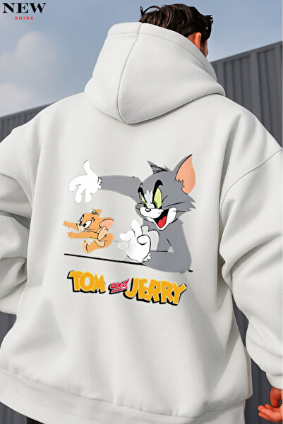 New Shine Hanorac cu imprimeu Tom și Jerry