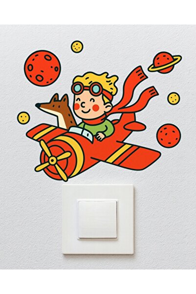 telaşe memuru Outlet Cover Sticker - Children's Baby Room Wall Sticker - Litt...