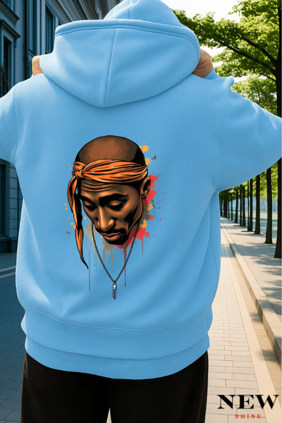 New Shine Hanorac imprimat Tupac