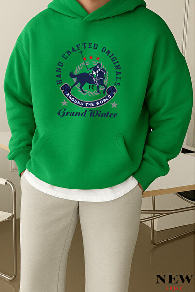 New Shine سويت شيرت مطبوع عليه Grand Winter