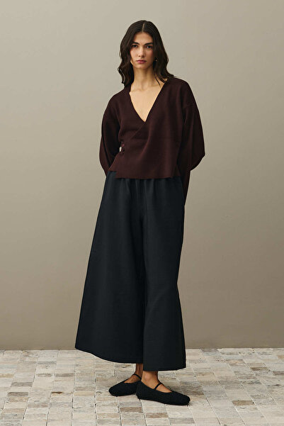 Fahhar Kimono Cardigan Plum