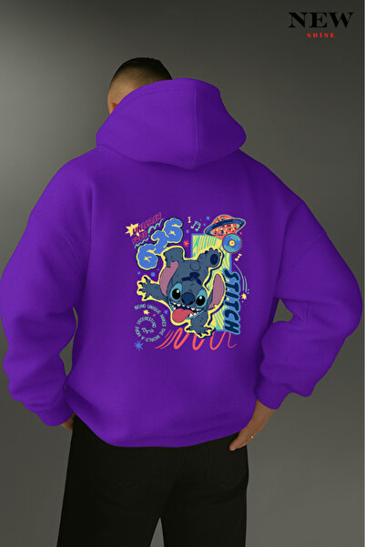 New Shine Hanorac cu imprimeu Stitch