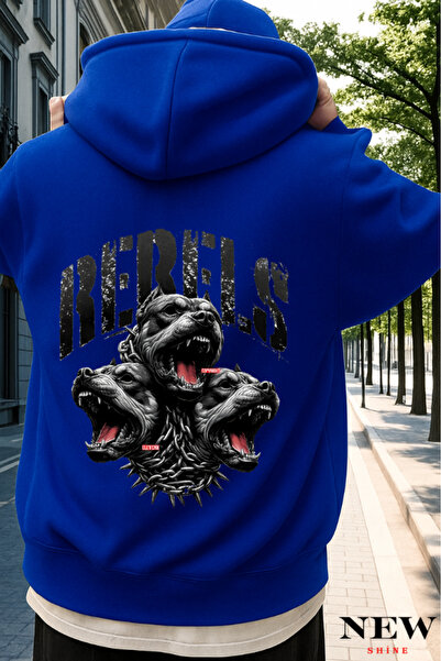 New Shine سويت شيرت مطبوع من بيبلز