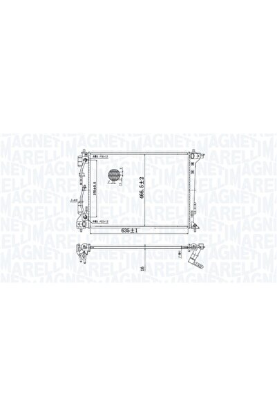 MAGNETİ Radiator, Hyundai Tucson(TL) mag