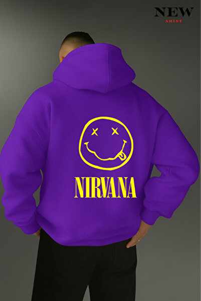 New Shine Hanorac imprimat Nirvana