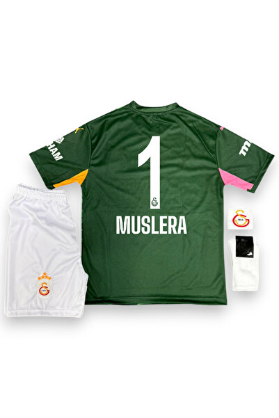Quaxram Muslera 1 Gâlatâsaray 25-26 Sezon 4'LÜ Set KALECİ Çocuk Futbol Formas...