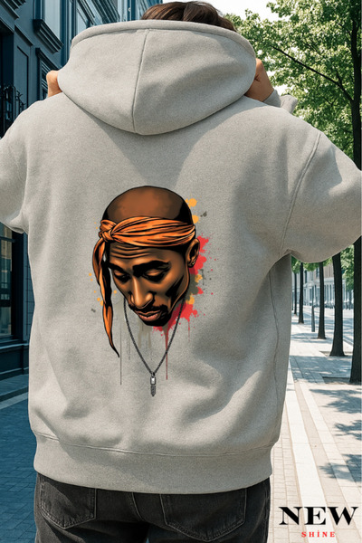 New Shine Hanorac imprimat Tupac