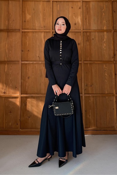 Rimel Moda فستان أسود