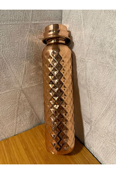 JETT AVM قارورة ماء نحاسية، مصنوعة يدويًا، قارورة نحاسية أصلية