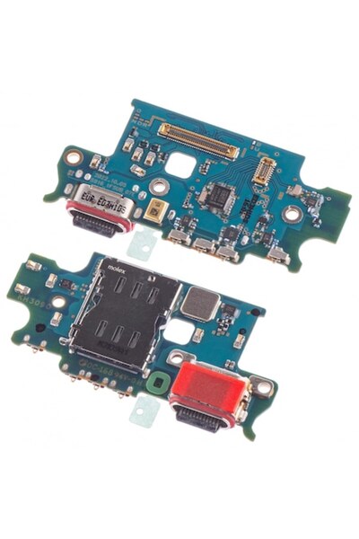 Juls Placă de conectare pentru încărcare (cu microfon și cititor SIM) pentru Samsung Galaxy S23+ (S916) - Service Pack