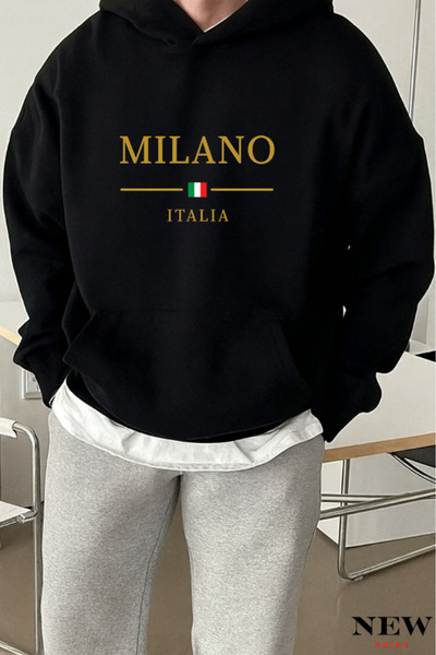 New Shine Миланска блуза с принт