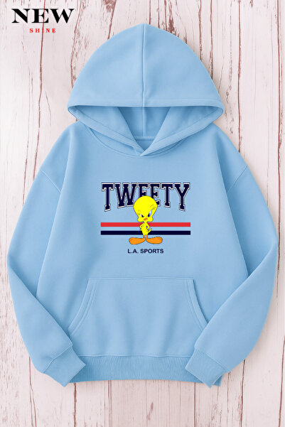 New Shine Світшот з принтом Твіті