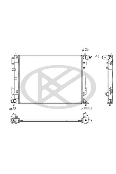 Koyorad Radiator, Hyundai Tucson(TL)