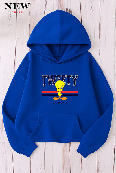 New Shine Світшот з принтом Твіті