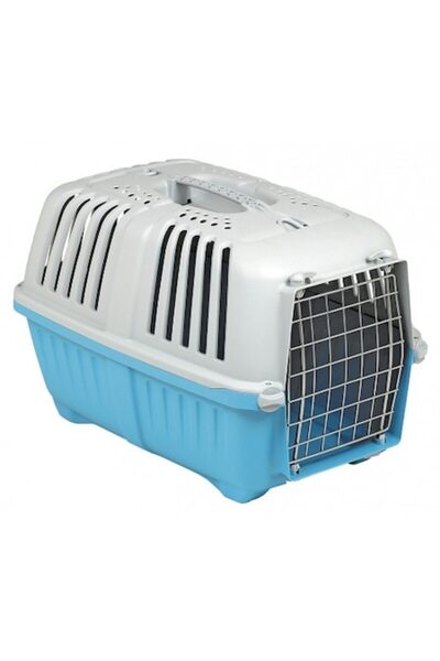 OEM PRATIKO Animal Transport Cage, Blue