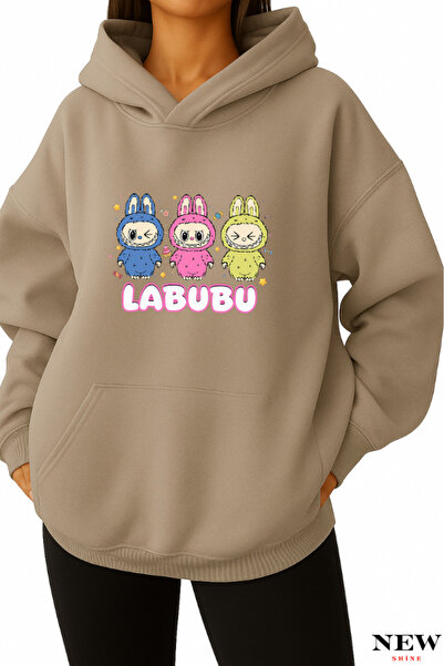 New Shine سويت شيرت مطبوع من لابوبو