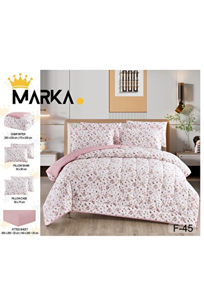 REDROSE COLOR Summer woodland double quilt, 6 pieces