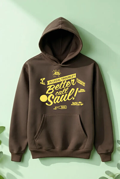 Vordevia Hanorac Better Call Saul cu imprimeu din bumbac cu 3 fire O supradim...