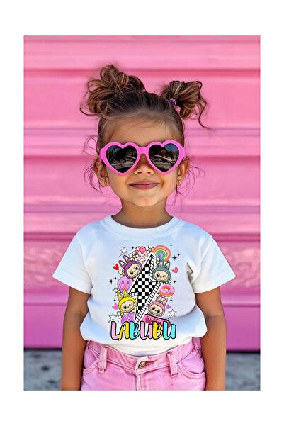 Tubinyoo Labubu Lightning Printed Children's T-Shirt