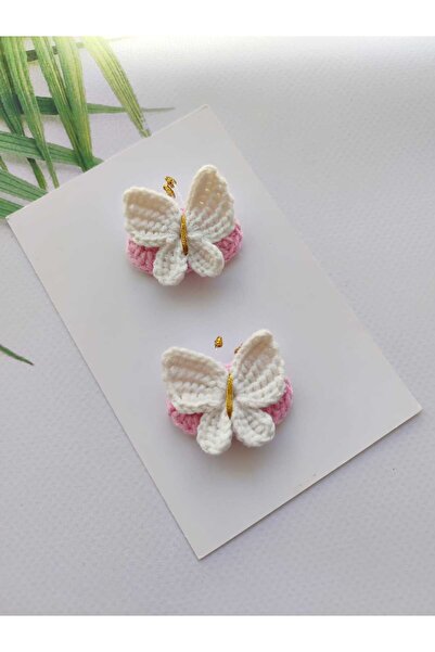 Hand Mother's Since 2024 My Butterfly Hairless Baby Hair Clip Set of 2 100% C...