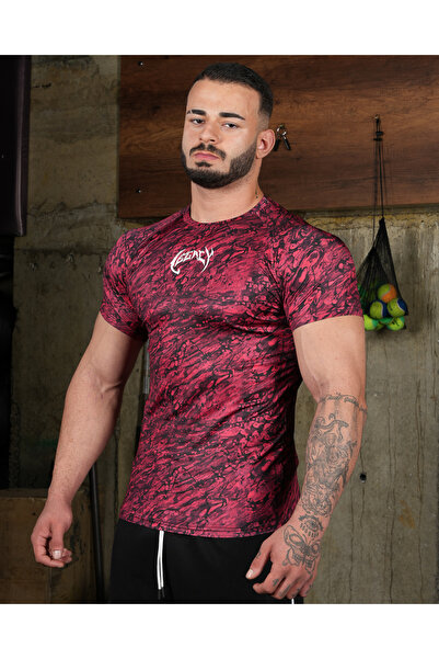 LEGACY'S ROAD Μπλουζάκι συμπίεσης Scarlet