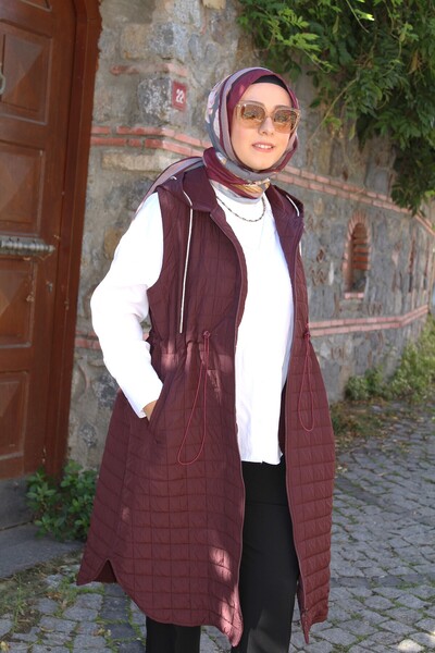 Tuğba Sarı Kolsuz Beli Lastikli Şişme Kadın Yelek