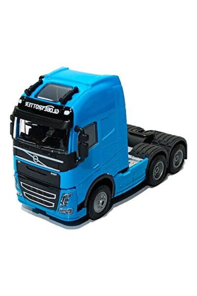 Lulu Metal Volvo FH truck, 1:32 scale, tilting cabin, lights and sounds, blue, 13 cm