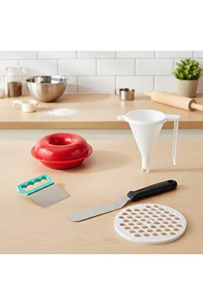RELATOS 5 Parça Mutfak Yemek Hazırlık Seti- Hamur spatula-pasta spatula-donut...