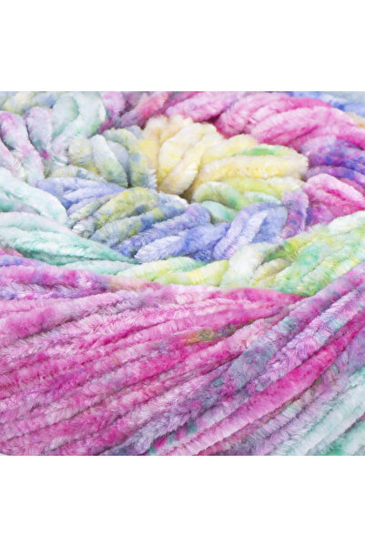 Yarnart خيط دولتشي فيتا المخملي المحبوك يدويًا 150 جرام 260 متر خيط شينيل ناعم من القطيفة