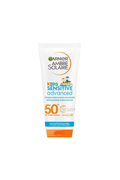 Garnier Ambre Solaire Sensitive Advanced Çocuk Hipoalerjenik Güneş Koruyucu Süt SPF50+ 200ML