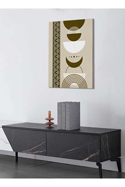 LOWHA لوحة فنية جدارية من القماش مشدودة على إطار خشبي بنمط مستوحى من الثقافة ...