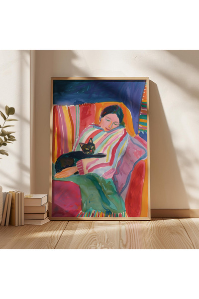 Tuba Decor Tablo dintr-o singură bucată cu rame din lemn pentru sufragerie, sufragerie, bucătărie