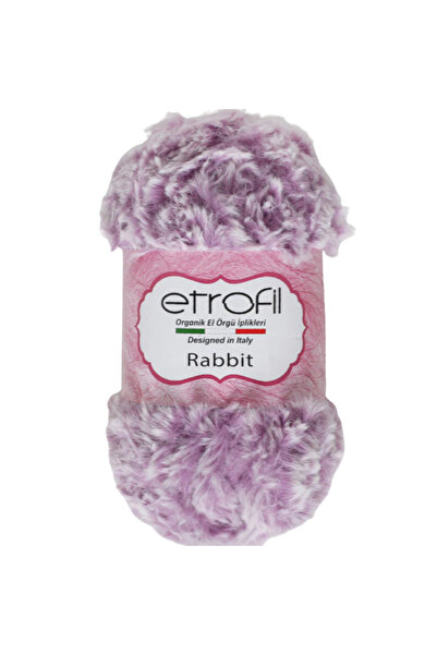 Etrofil Rabbit %100 Polyester – 100 g 65 m Kalın Peluş Örgü İpi-70684-1 ADET