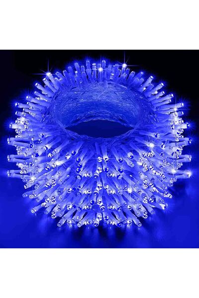 ChristmasWorld Instalatie Rola 100m, Lumini LED ALBASTRU, Protectie Apa IP44