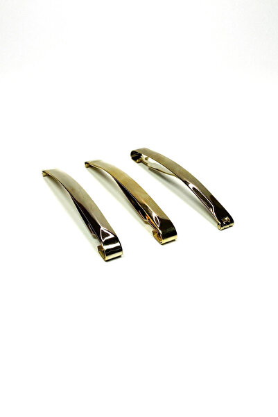 Generic Brand 3 Pieces Metal Classic Hair Clip Original 9 cm