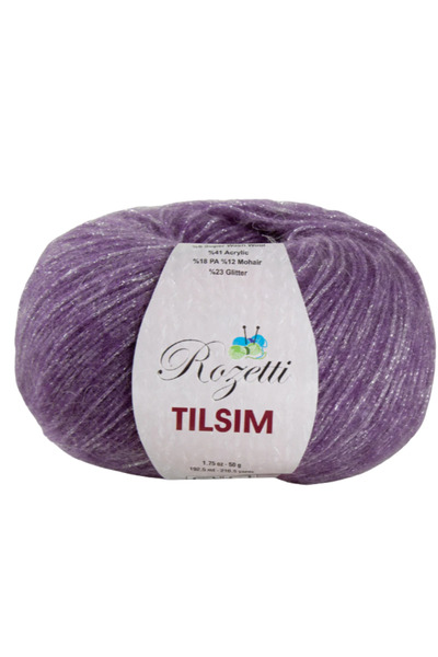 rozetti Tılsım Fantazi Fir de tricotat din amestec de mohair cu sclipici 50 g...