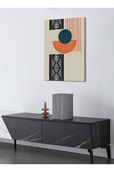 LOWHA لوحة فنية جدارية من القماش مشدودة على إطار خشبي بنمط مستوحى من الثقافة ...